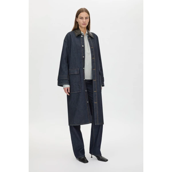 Camilla and Marc Enzo Denim Coat - Coats - Luxury Ready-to-Wear at Luxury Shoes 