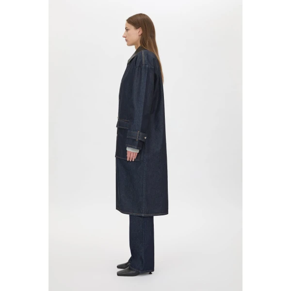 Camilla and Marc Enzo Denim Coat - Coats - Luxury Ready-to-Wear at Luxury Shoes 