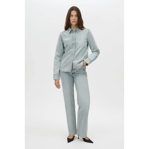 Camilla and Marc Faye Denim Shirt - Tops - Luxury Ready-to-Wear at Luxury Shoes 