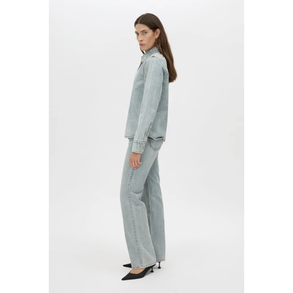 Camilla and Marc Faye Denim Shirt - Tops - Luxury Ready-to-Wear at Luxury Shoes 