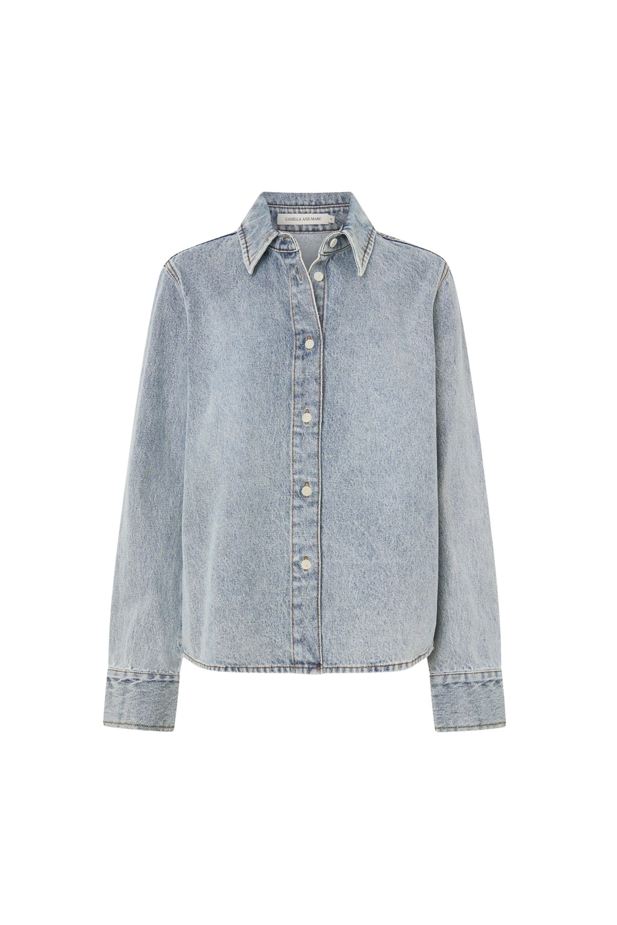 Camilla and Marc Faye Denim Shirt - Tops - Luxury Ready-to-Wear at Luxury Shoes 