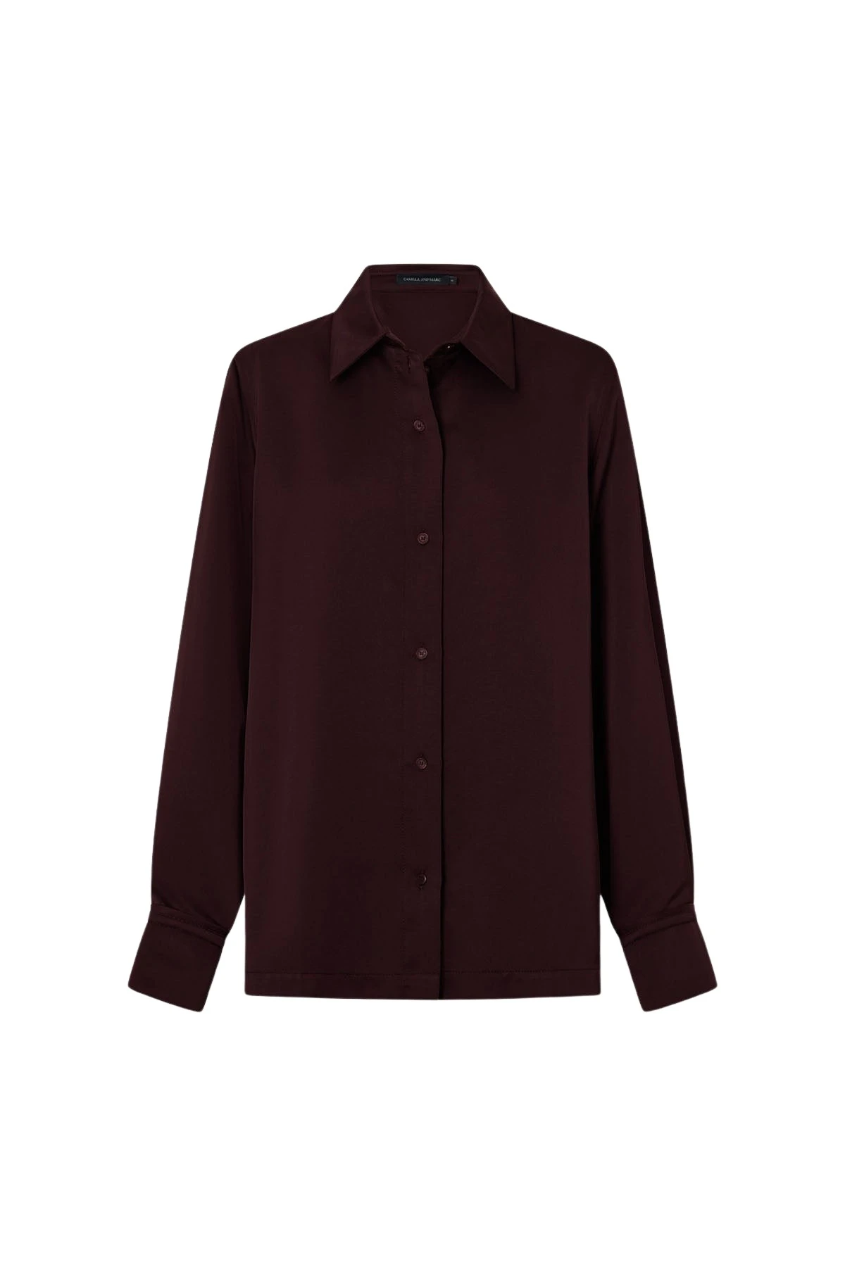 Camilla-and-Marc-Ground-Satin-Long-Sleeve-Shirt-coveti-549182_nobg Camilla and Marc Ground Satin Long Sleeve Shirt - Tops - Luxury Ready-to-Wear at Luxury Shoes