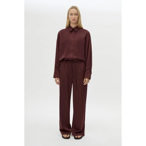 Camilla and Marc Ground Satin Pant - Pants - Luxury Ready-to-Wear at Luxury Shoes 
