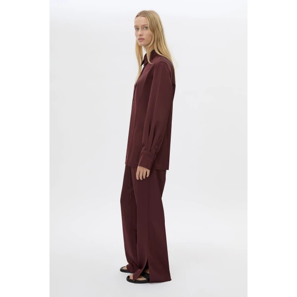 Camilla and Marc Ground Satin Pant - Pants - Luxury Ready-to-Wear at Luxury Shoes 