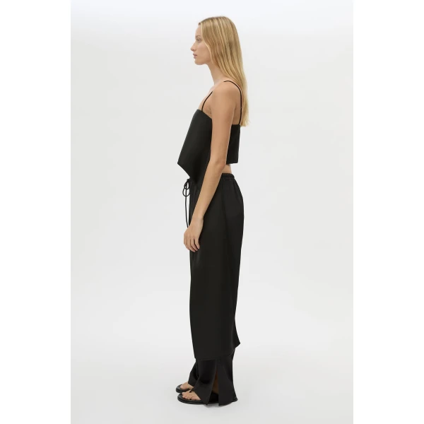 Camilla and Marc Ground Satin Pant - Pants - Luxury Ready-to-Wear at Luxury Shoes 