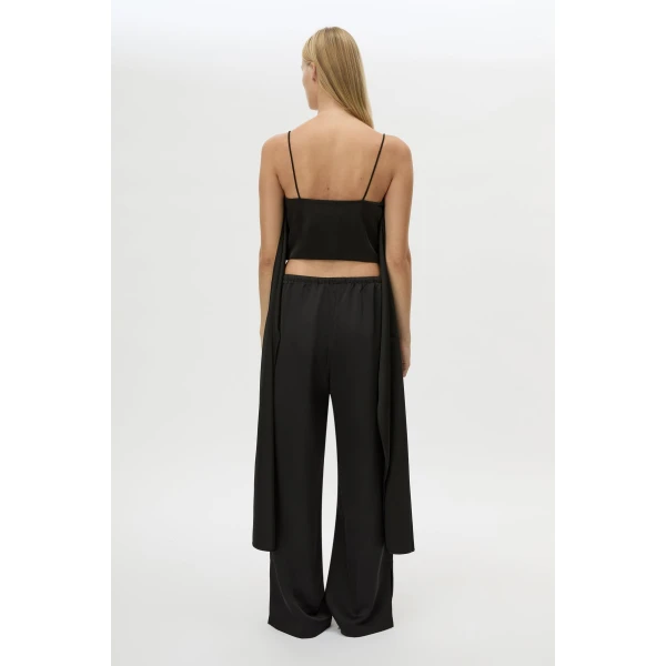 Camilla and Marc Ground Satin Pant - Pants - Luxury Ready-to-Wear at Luxury Shoes 