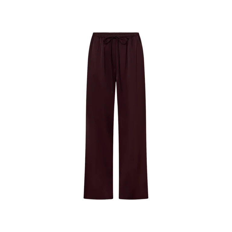 Camilla and Marc Ground Satin Pant - Pants - Luxury Ready-to-Wear at Luxury Shoes 