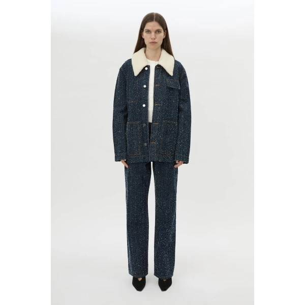 Camilla and Marc Luca Denim Utility Jacket - Jackets - Luxury Ready-to-Wear at Luxury Shoes 