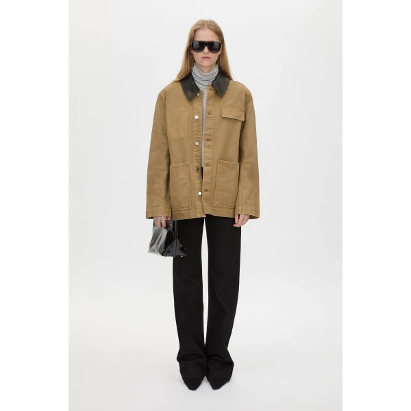 Camilla and Marc Luca Denim Utility Jacket - Jackets - Luxury Ready-to-Wear at Luxury Shoes 