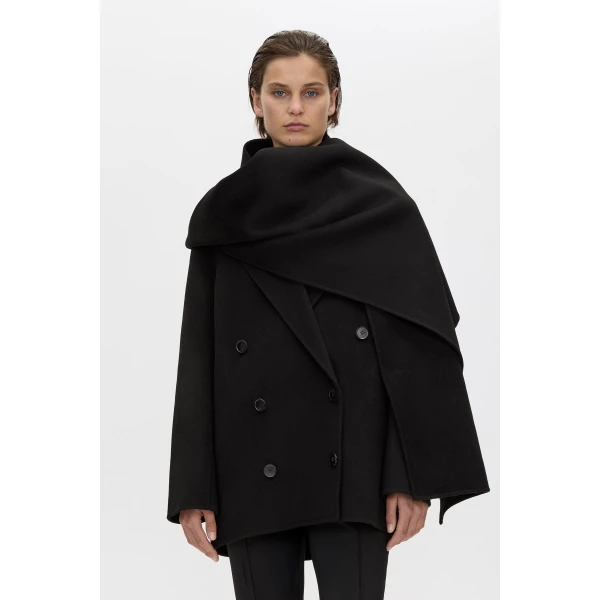 Camilla and Marc Memoria Coat With Scarf - Coats - Luxury Ready-to-Wear at Luxury Shoes 