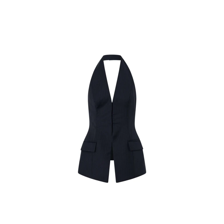 Camilla and Marc Orban Tailored Halter Top - Tops - Luxury Ready-to-Wear at Luxury Shoes 