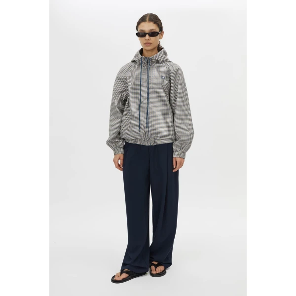 Camilla and Marc Pierce Check Anorak - Jackets - Luxury Ready-to-Wear at Luxury Shoes 