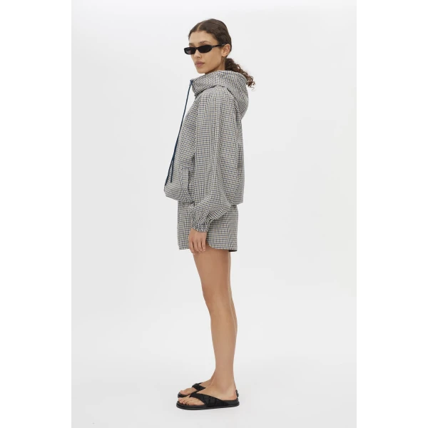 Camilla and Marc Pierce Check Anorak - Jackets - Luxury Ready-to-Wear at Luxury Shoes 