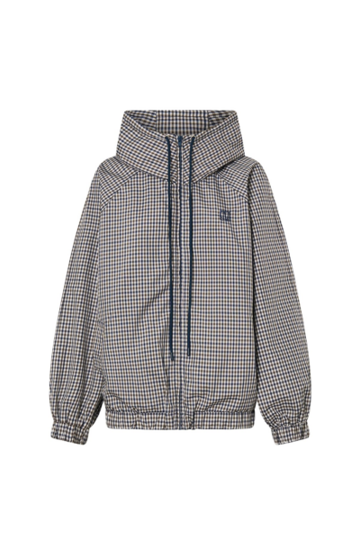 Camilla and Marc Pierce Check Anorak - Jackets - Luxury Ready-to-Wear at Luxury Shoes 