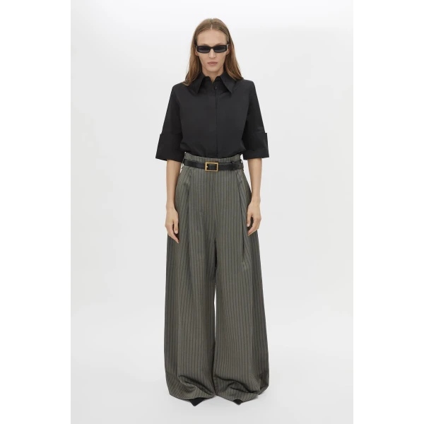 Camilla and Marc Pique Short Sleeve Shirt - Tops - Luxury Ready-to-Wear at Luxury Shoes 