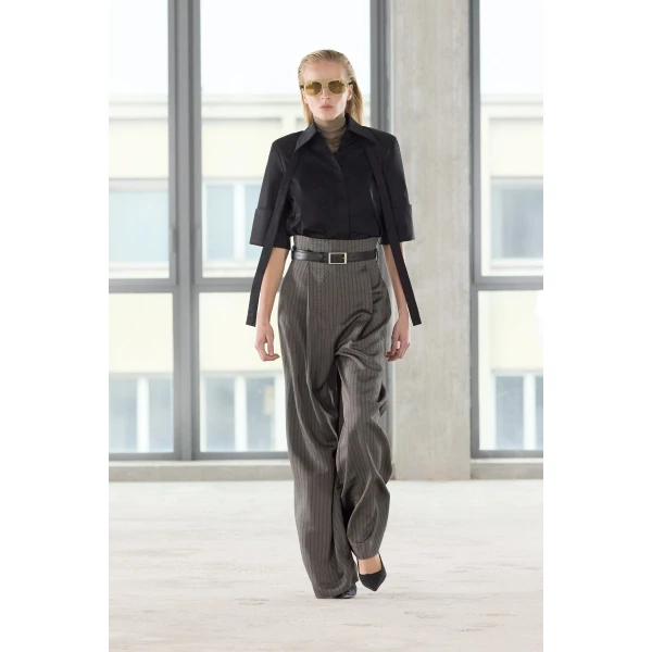 Camilla and Marc Pique Short Sleeve Shirt - Tops - Luxury Ready-to-Wear at Luxury Shoes 
