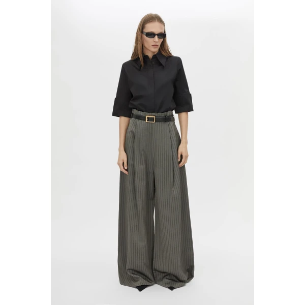 Camilla and Marc Pique Short Sleeve Shirt - Tops - Luxury Ready-to-Wear at Luxury Shoes 