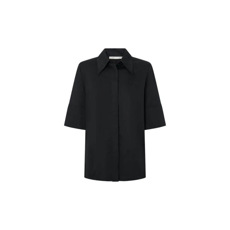 Camilla and Marc Pique Short Sleeve Shirt - Tops - Luxury Ready-to-Wear at Luxury Shoes 
