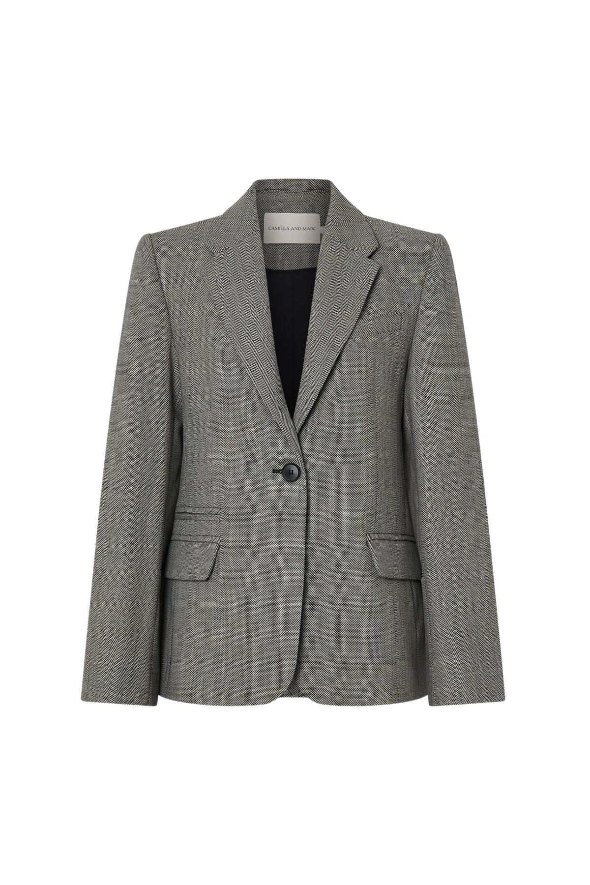 Camilla-and-Marc-Ren-Single-Breasted-Blazer-coveti88701_nobg Camilla and Marc Ren Single Breasted Blazer - Jackets - Luxury Ready-to-Wear at Luxury Shoes