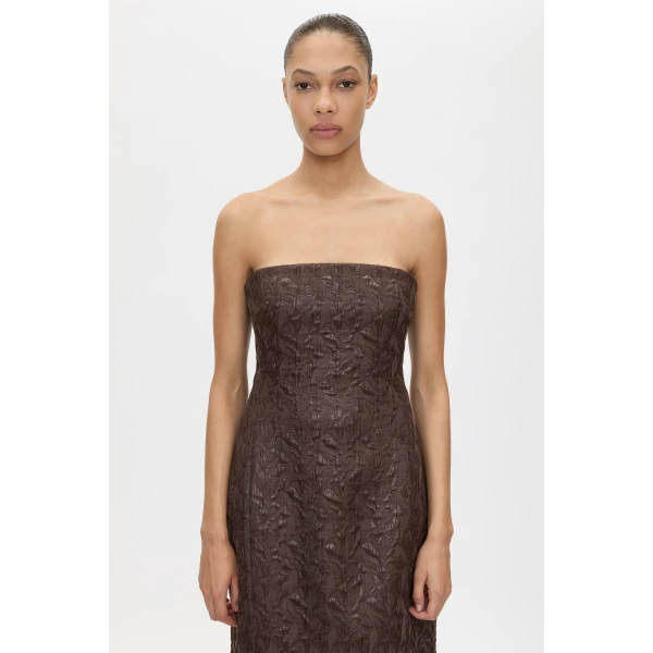 Camilla and Marc Rennick Strapless Midi Dress - Dresses - Luxury Ready-to-Wear at Luxury Shoes 