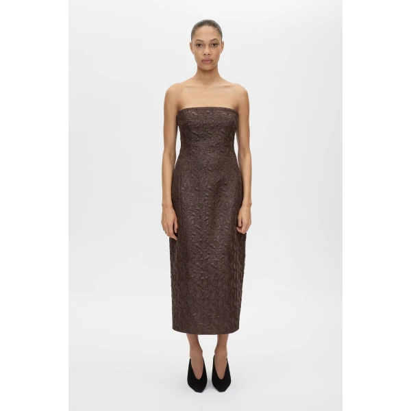 Camilla and Marc Rennick Strapless Midi Dress - Dresses - Luxury Ready-to-Wear at Luxury Shoes 