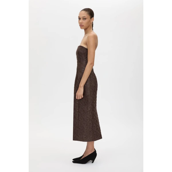 Camilla and Marc Rennick Strapless Midi Dress - Dresses - Luxury Ready-to-Wear at Luxury Shoes 