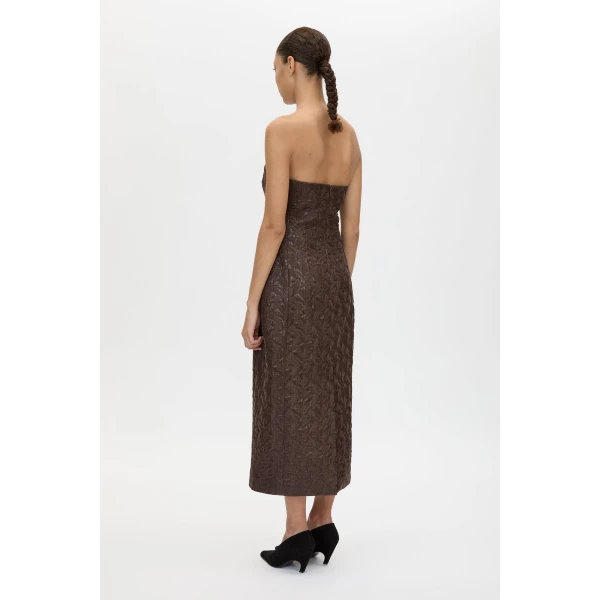 Camilla and Marc Rennick Strapless Midi Dress - Dresses - Luxury Ready-to-Wear at Luxury Shoes 