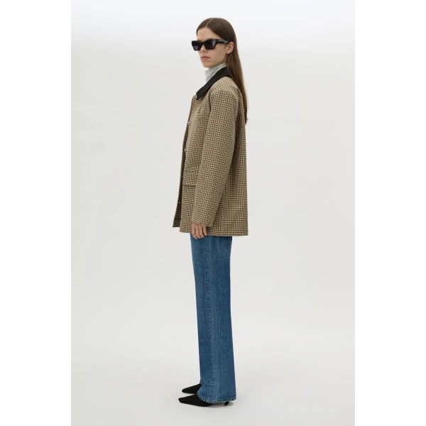 Camilla and Marc Sage Check Jacket - Jackets - Luxury Ready-to-Wear at Luxury Shoes 