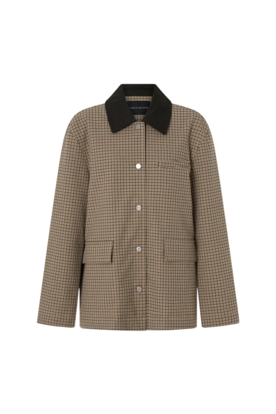 Camilla and Marc Sage Check Jacket - Jackets - Luxury Ready-to-Wear at Luxury Shoes 