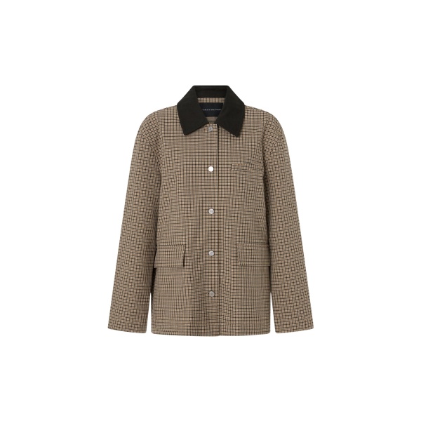 Camilla and Marc Sage Check Jacket - Jackets - Luxury Ready-to-Wear at Luxury Shoes 