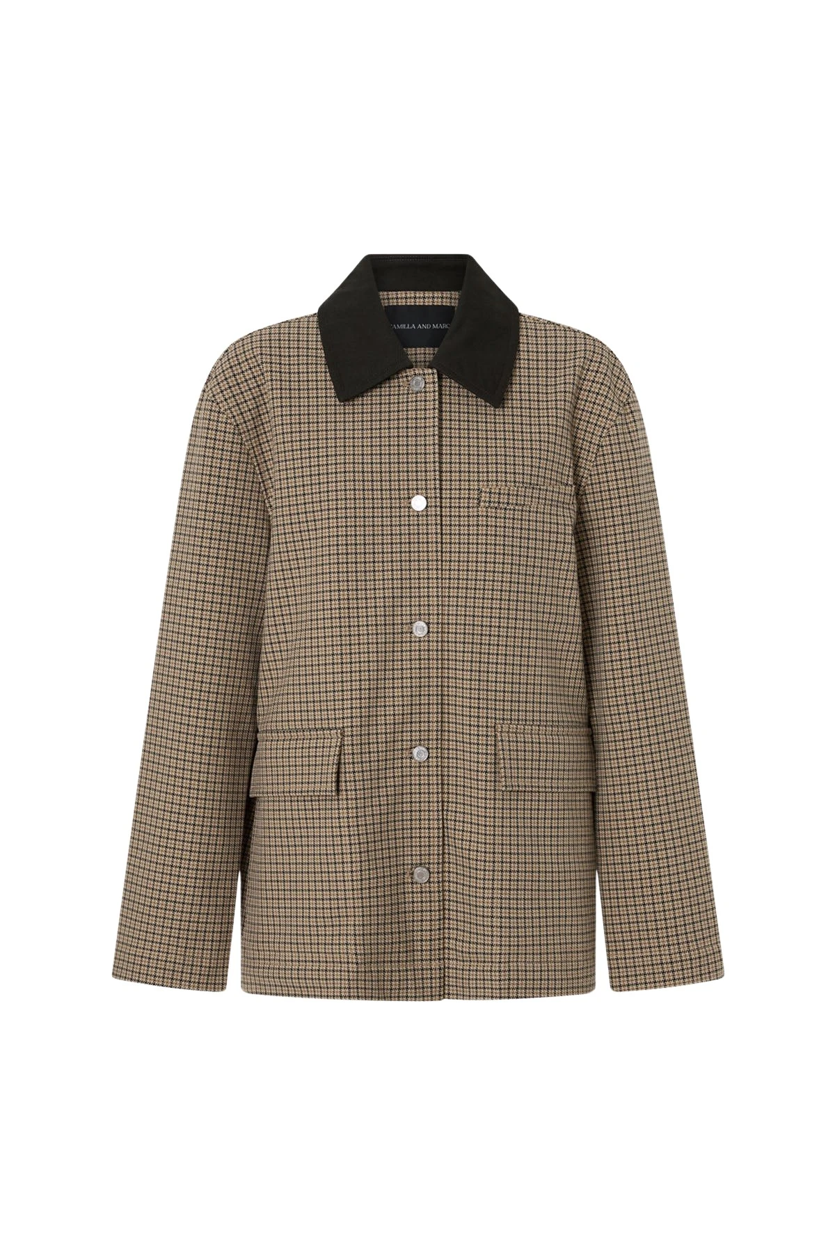 Camilla-and-Marc-Sage-Check-Jacket-coveti57416_nobg Camilla and Marc Sage Check Jacket - Jackets - Luxury Ready-to-Wear at Luxury Shoes