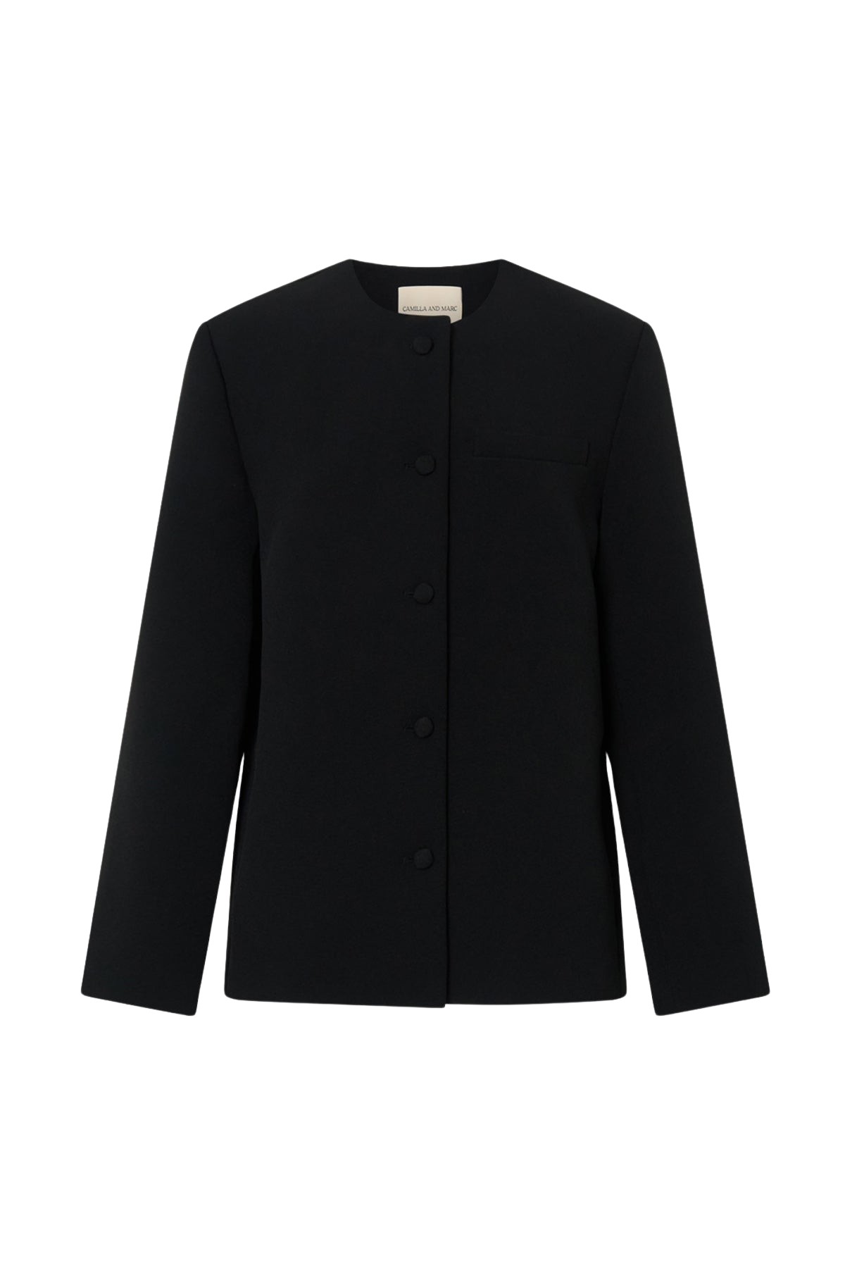 Camilla and Marc San Fitted Collarless Jacket