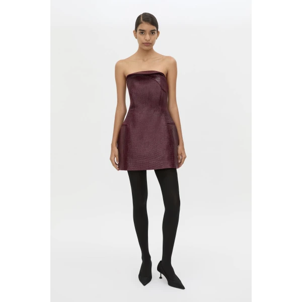 Camilla and Marc Sana Strapless Mini Dress - Dresses - Luxury Ready-to-Wear at Luxury Shoes 