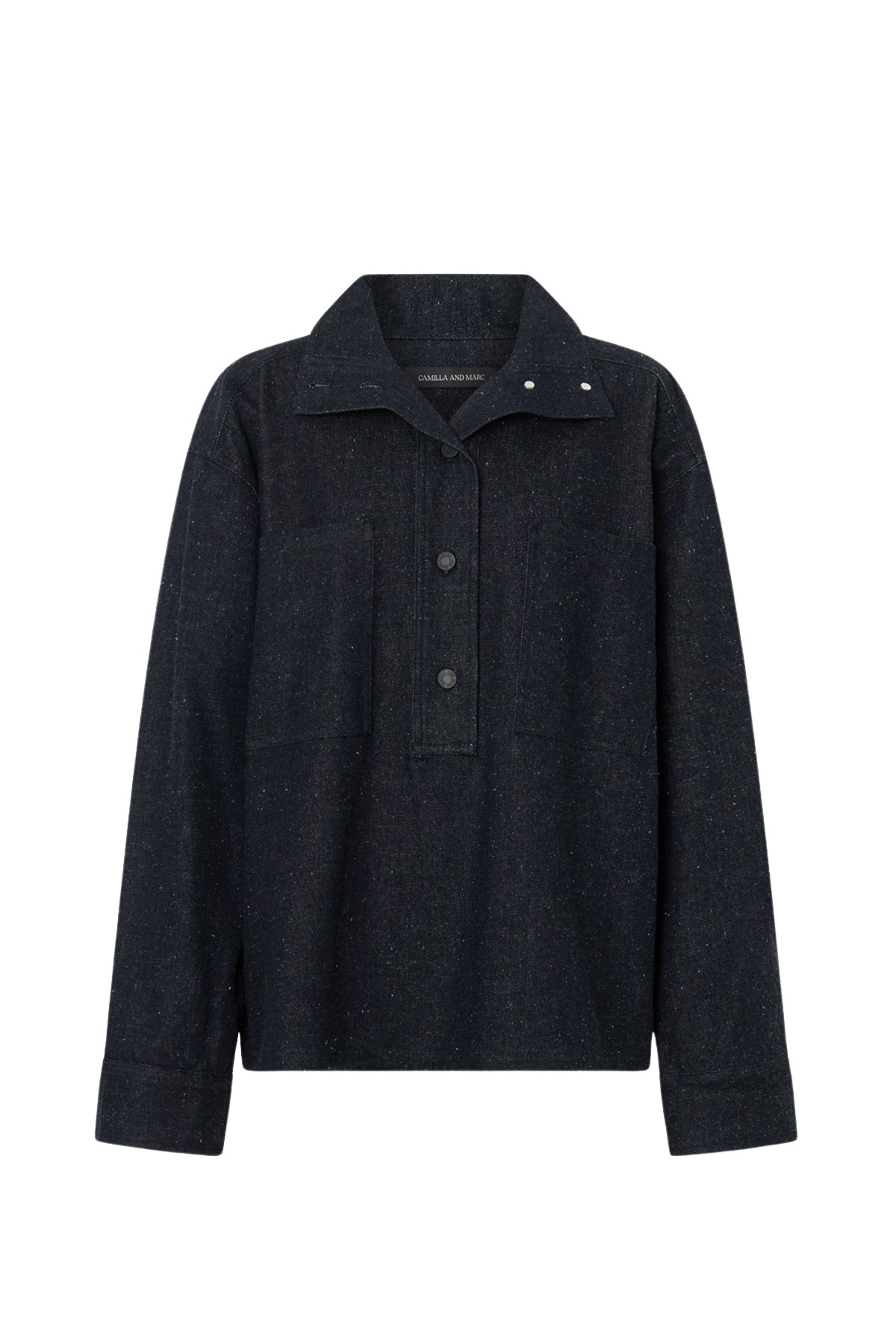 Camilla and Marc Scope Denim Pullover Knit
