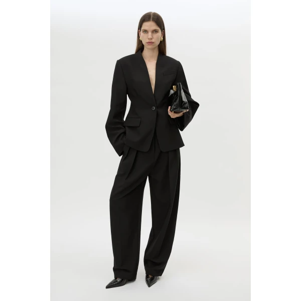 Camilla and Marc Tala Fitted Collarless Blazer - Jackets - Luxury Ready-to-Wear at Luxury Shoes 