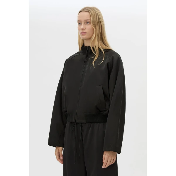 Camilla and Marc Tamar Satin Bomber Jacket - Jackets - Luxury Ready-to-Wear at Luxury Shoes 