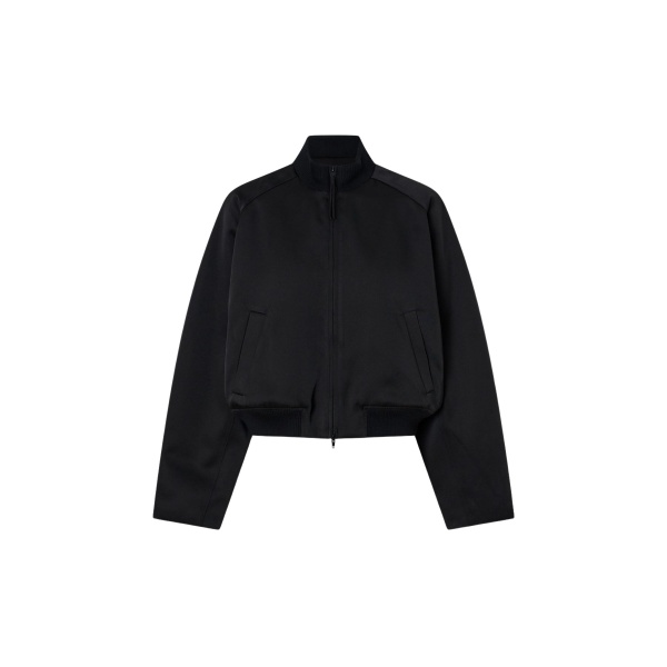 Camilla and Marc Tamar Satin Bomber Jacket - Jackets - Luxury Ready-to-Wear at Luxury Shoes 
