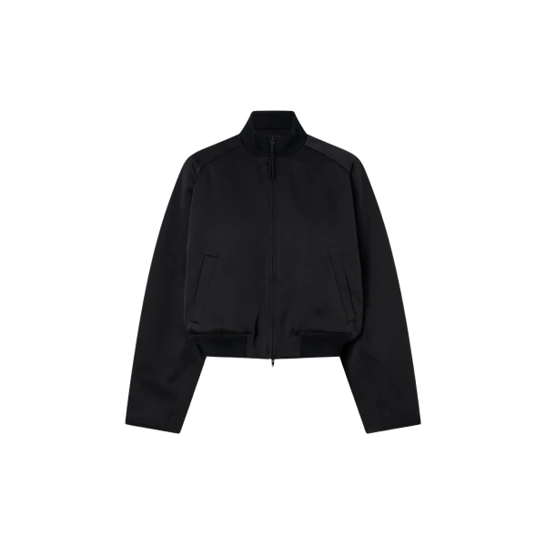 Camilla and Marc Tamar Satin Bomber Jacket - Jackets - Luxury Ready-to-Wear at Luxury Shoes 