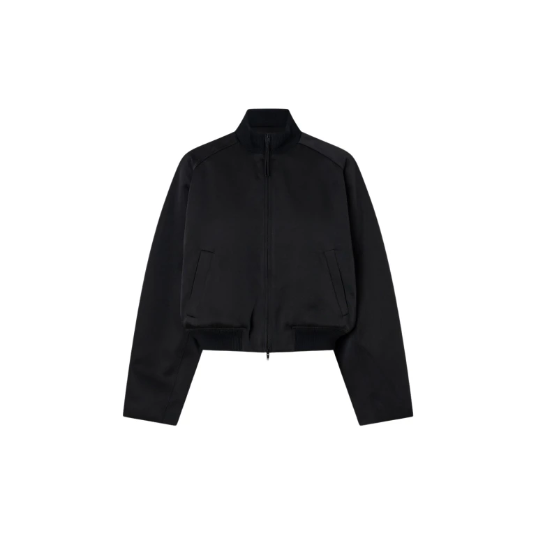 Camilla and Marc Tamar Satin Bomber Jacket - Jackets - Luxury Ready-to-Wear at Luxury Shoes 