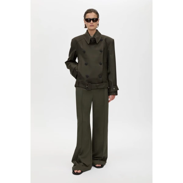 Camilla and Marc Tari Short Trench Jacket - Jackets - Luxury Ready-to-Wear at Luxury Shoes 