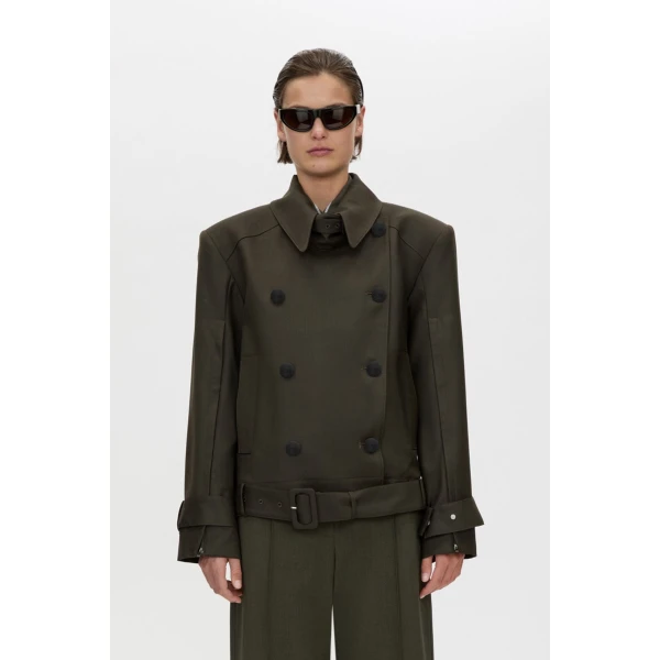 Camilla and Marc Tari Short Trench Jacket - Jackets - Luxury Ready-to-Wear at Luxury Shoes 