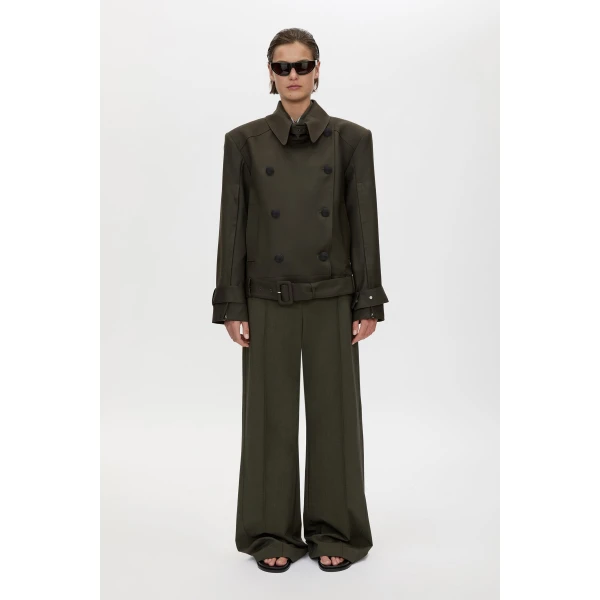 Camilla and Marc Tari Short Trench Jacket - Jackets - Luxury Ready-to-Wear at Luxury Shoes 
