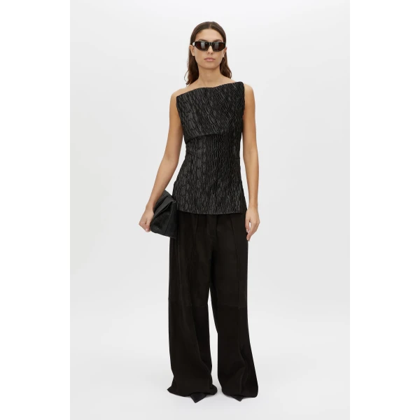Camilla and Marc Vance Leather Pant - Pants - Luxury Ready-to-Wear at Luxury Shoes 