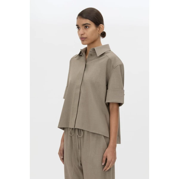 Camilla and Marc Vector Short Sleeve Shirt - Tops - Luxury Ready-to-Wear at Luxury Shoes 