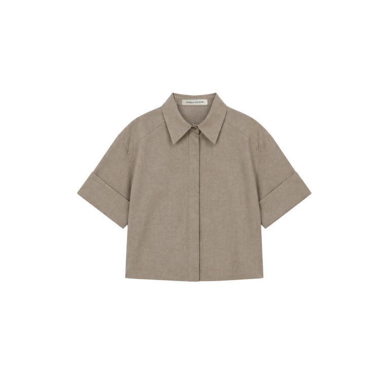Camilla and Marc Vector Short Sleeve Shirt - Tops - Luxury Ready-to-Wear at Luxury Shoes 