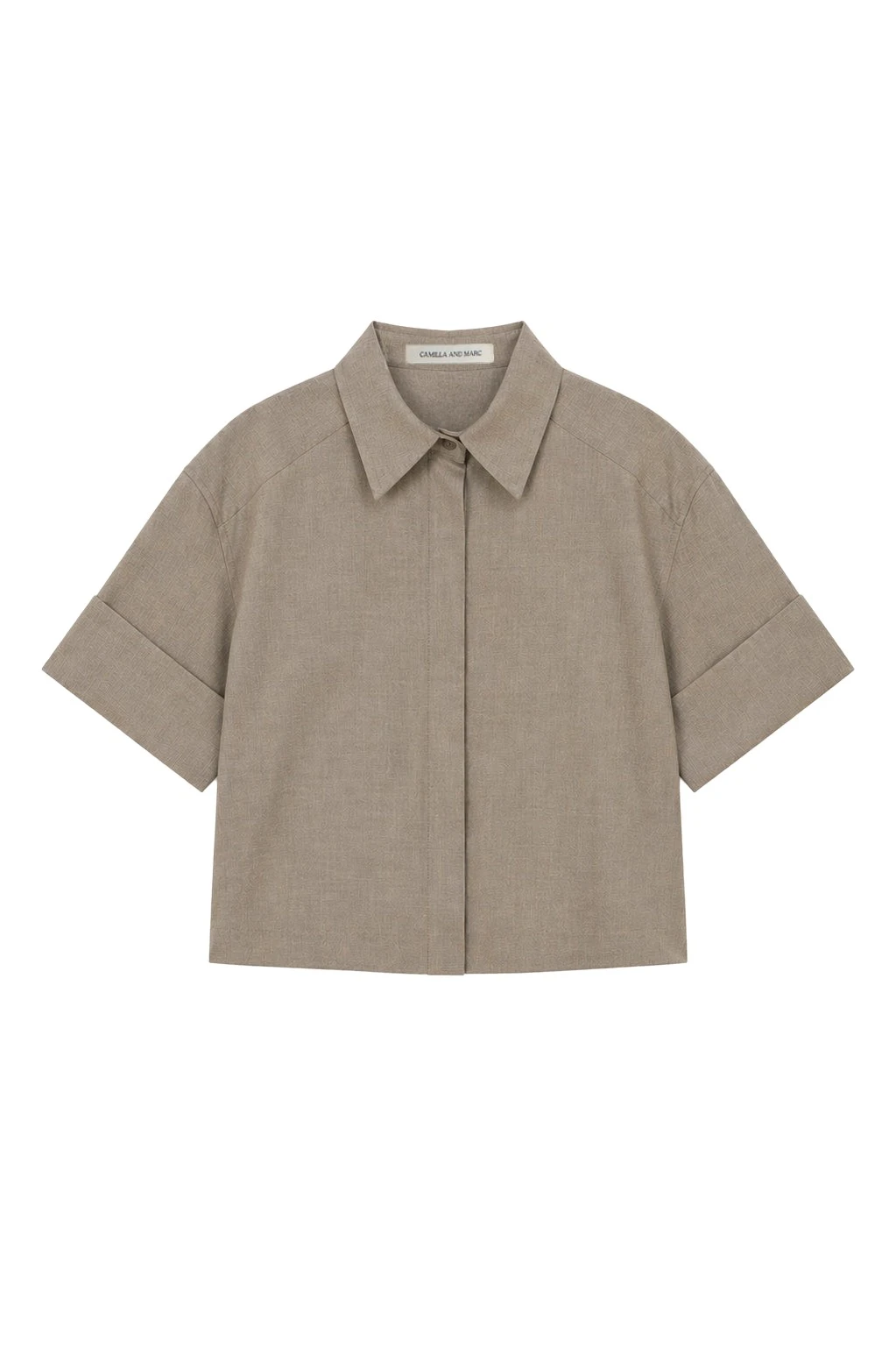 Camilla-and-Marc-Vector-Short-Sleeve-Shirt-coveti46655_nobg Camilla and Marc Vector Short Sleeve Shirt - Tops - Luxury Ready-to-Wear at Luxury Shoes