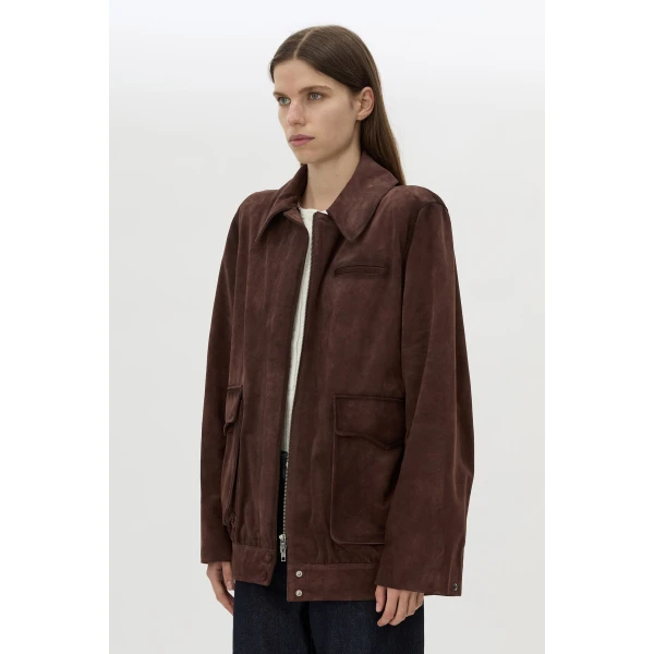 Camilla and Marc Zaha Leather Bomber - Jackets - Luxury Ready-to-Wear at Luxury Shoes 