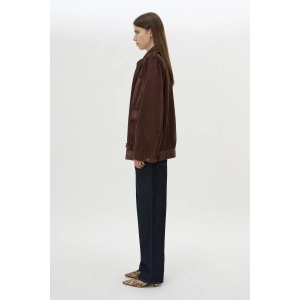 Camilla and Marc Zaha Leather Bomber - Jackets - Luxury Ready-to-Wear at Luxury Shoes 