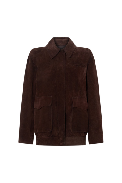 Camilla and Marc Zaha Leather Bomber - Jackets - Luxury Ready-to-Wear at Luxury Shoes 