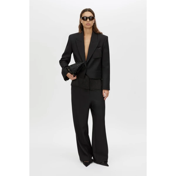 Camilla and Marc Zaman Crop Blazer - Jackets - Luxury Ready-to-Wear at Luxury Shoes 